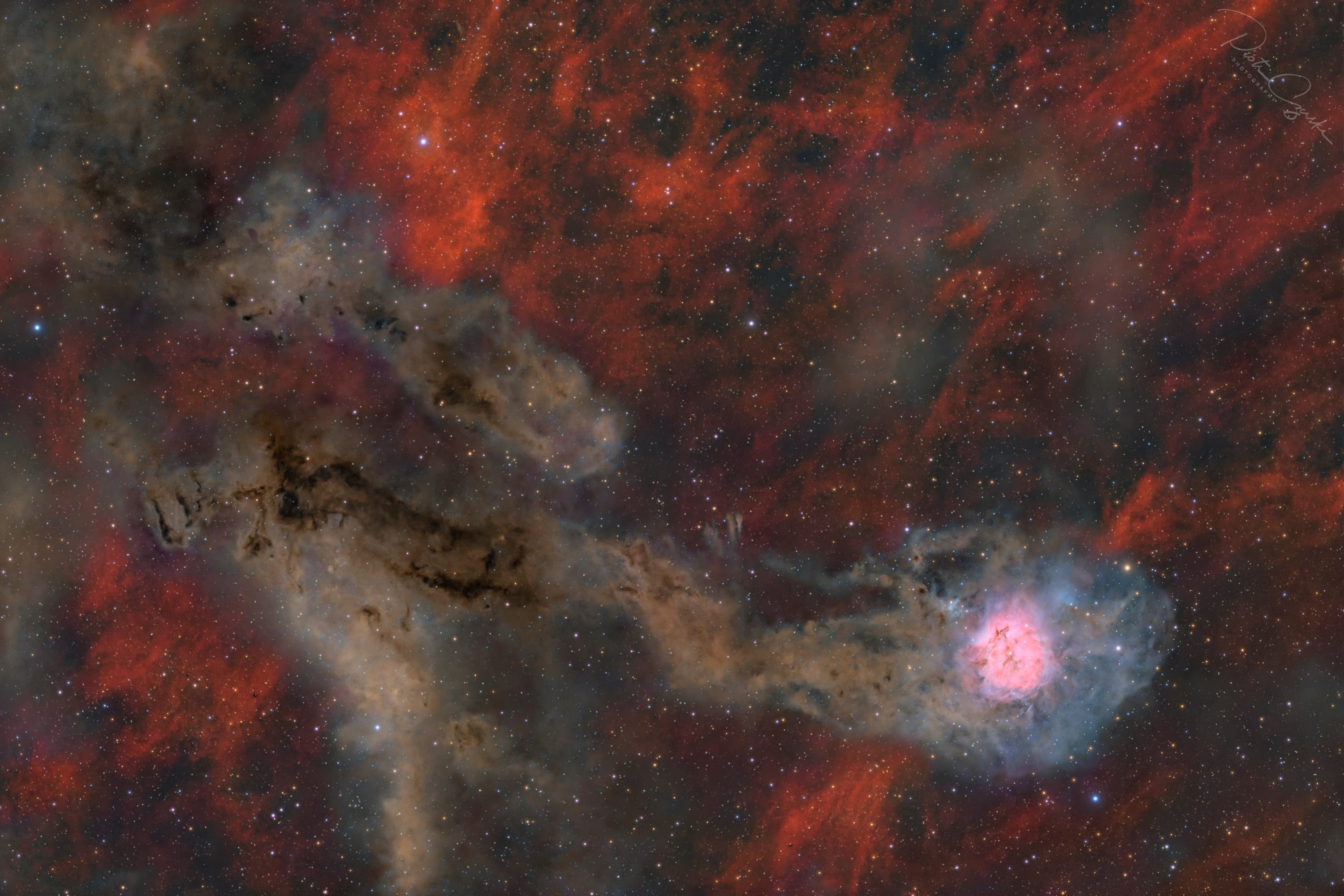 Cocoon Nebula Wide Field